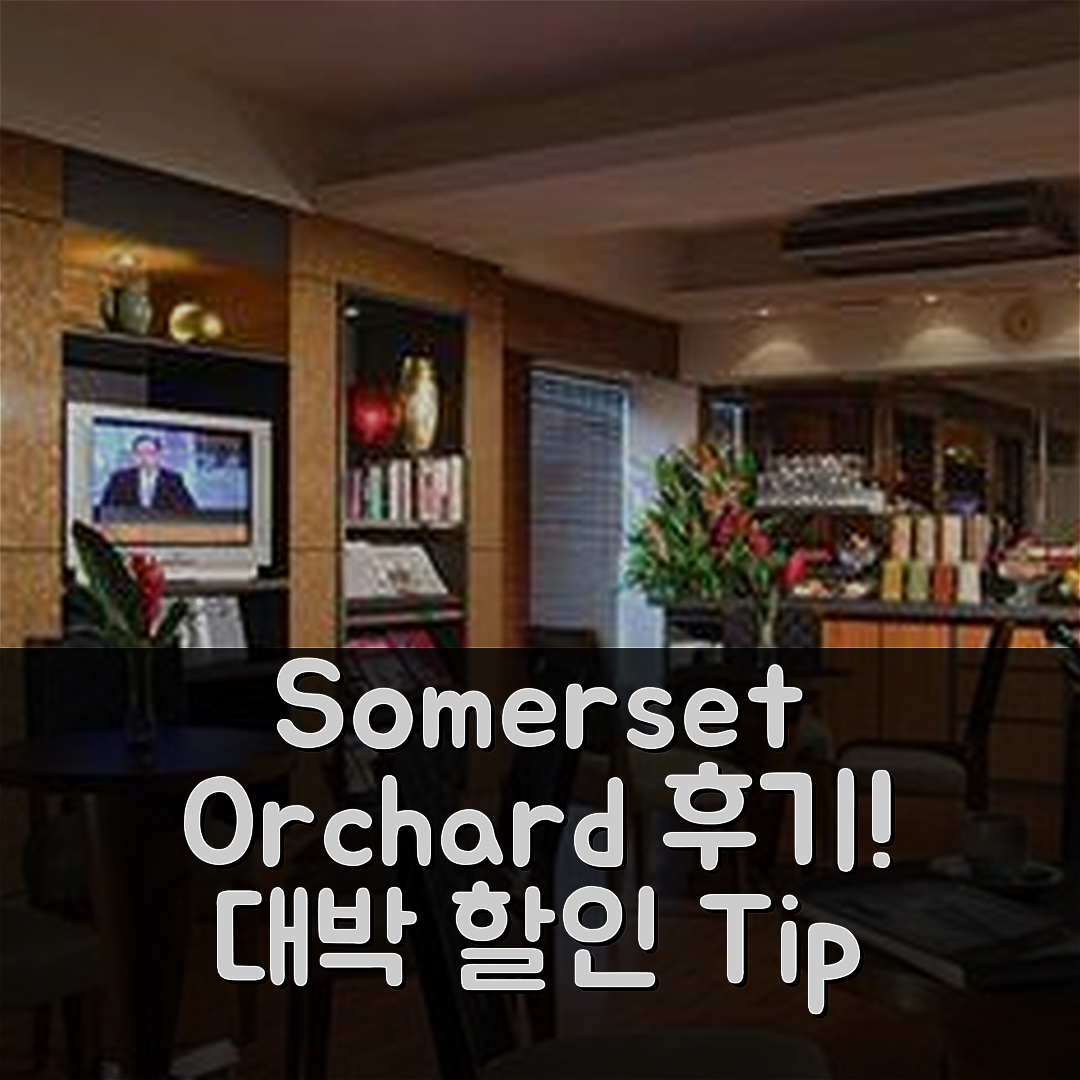 Somerset Orchard Singapore 후기와 대박 할인 팁 공개!