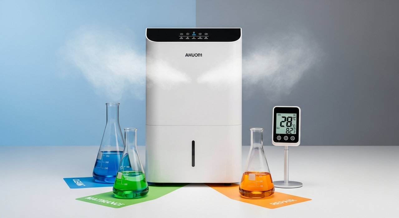 제습기 냉각 성능 급감 반복되는 고질병, 3단계 해결 비법